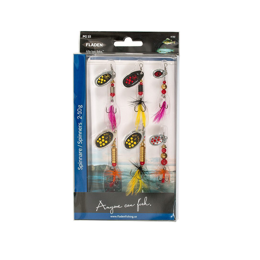 Fladen - Set of 6 Spinners 2-10g