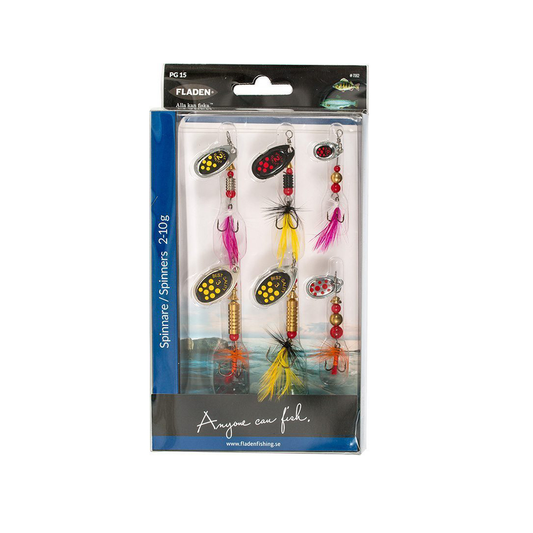Fladen - Set of 6 Spinners 2-10g
