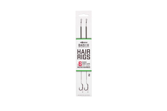 Korda - Basix Hair Rigs Wide Gape | Barbed