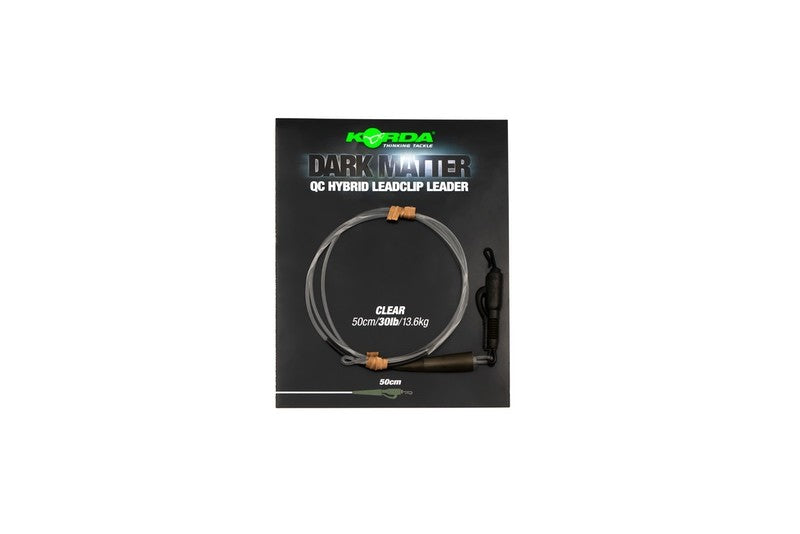 Korda - Dark Matter Leader QC Hybrid Clip 30cm