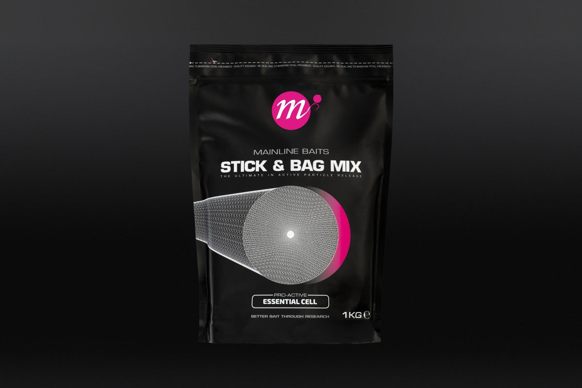 Mainline Baits Essential Cell Stick Mix 1kg – Carp Fishing PVA Bag & Stick Mix Copy title