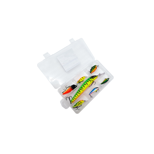 Fladen - Plugbait & tackle box 7pcs