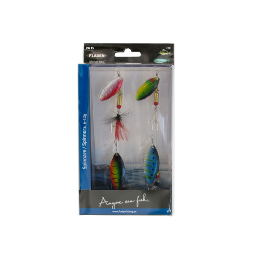 Fladen - Set 4 Holographic Spinners 6 - 12g