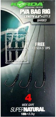 Korda - Solidz PVA Rig Wide Gape | Barbed