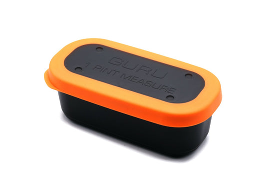 Tackle Guru - Bait Box 1 Pint Solid Lid Orange