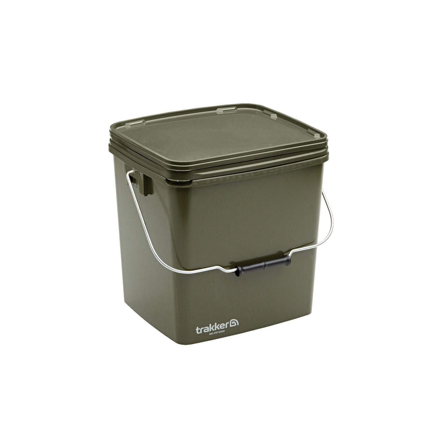 Trakker - 13 Ltr Olive Square Container with tray