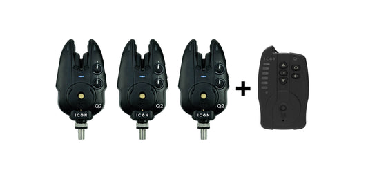 Wolf - ICON Q2 Fishing Bite Alarm Set & Qr Receiver