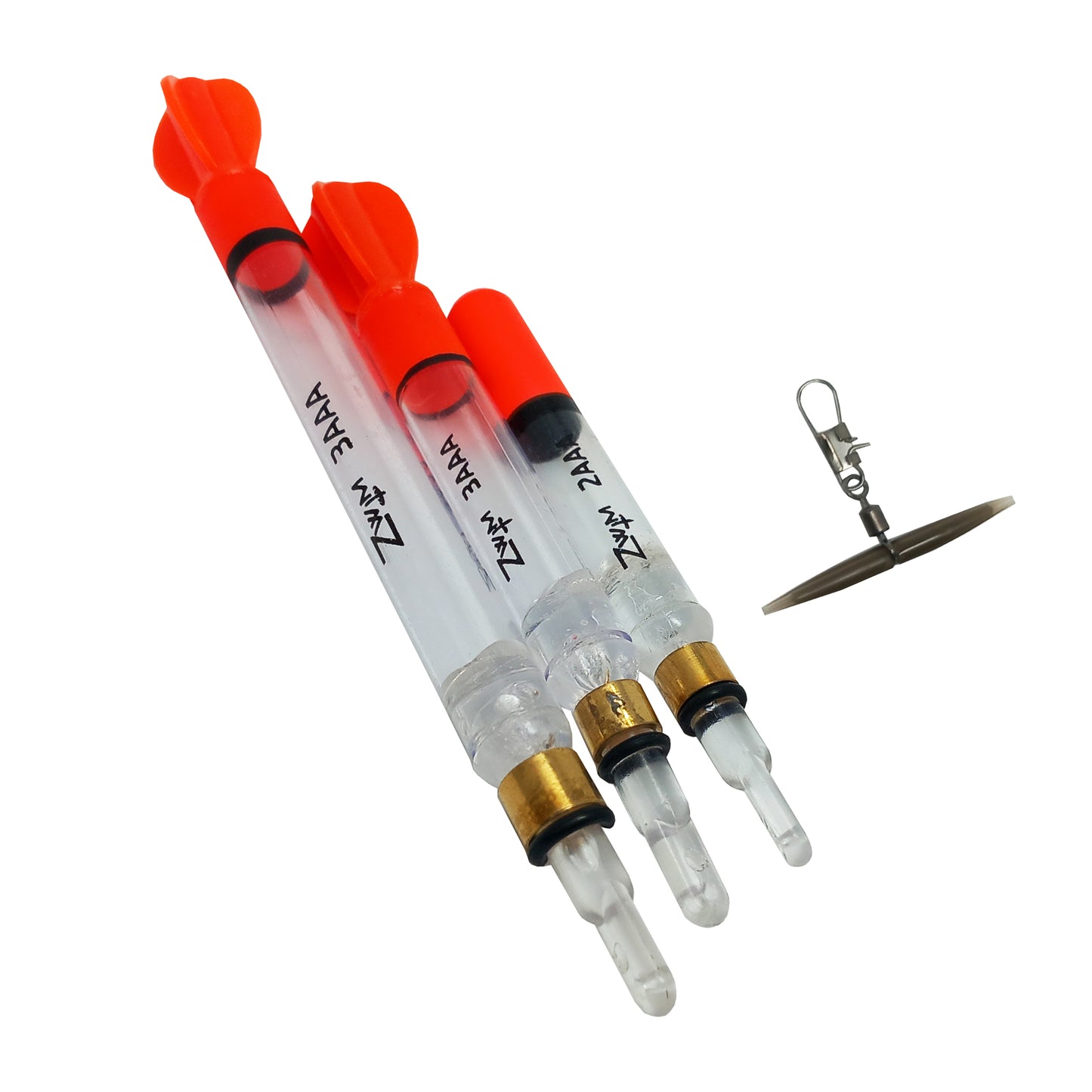 ZWIM - 3pcs Clear Loaded Pellet Waggler Set
