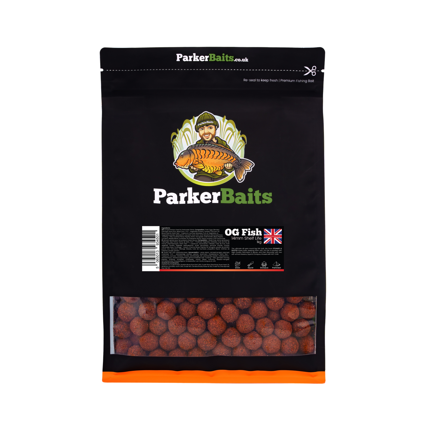 Parker Baits - OG Fish Shelf Life Boilies 1kg