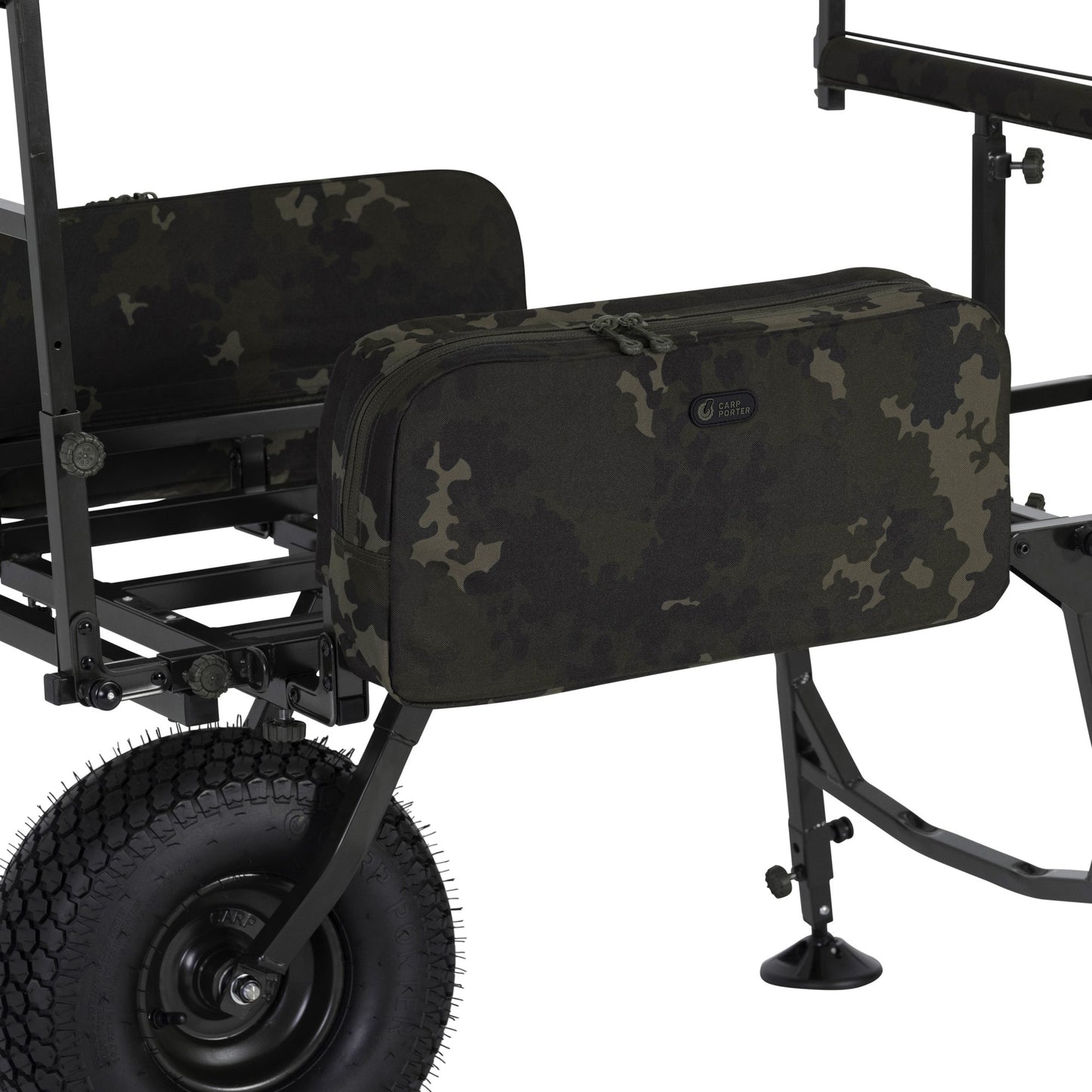 Carp Porter - Side Bar Bags Dark Kamo