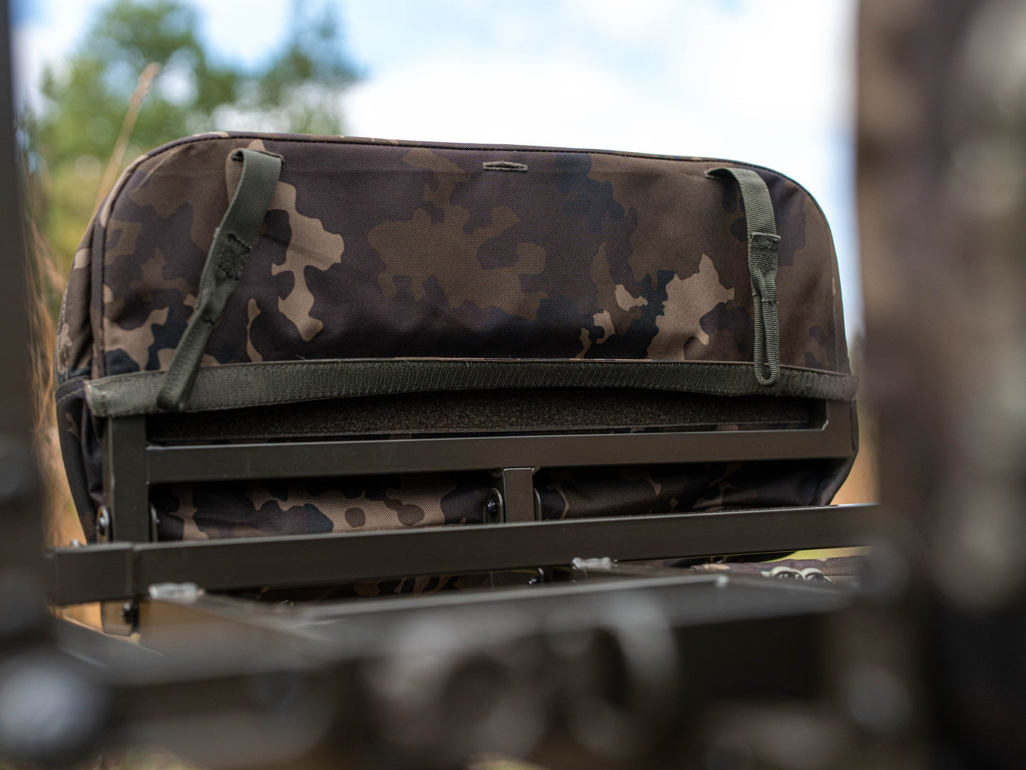 Carp Porter - Side Bar Bags Dark Kamo