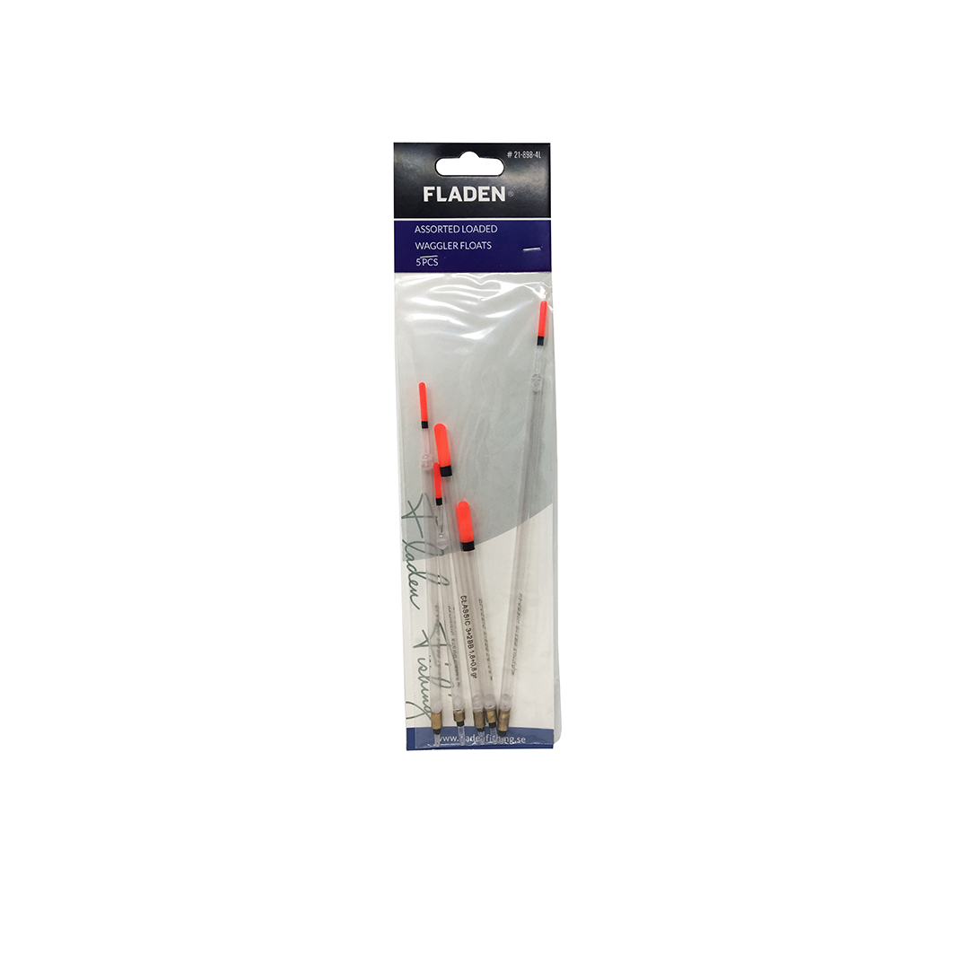 Fladen - Assorted Clear Loaded Waggler Floats 5 Per Pack