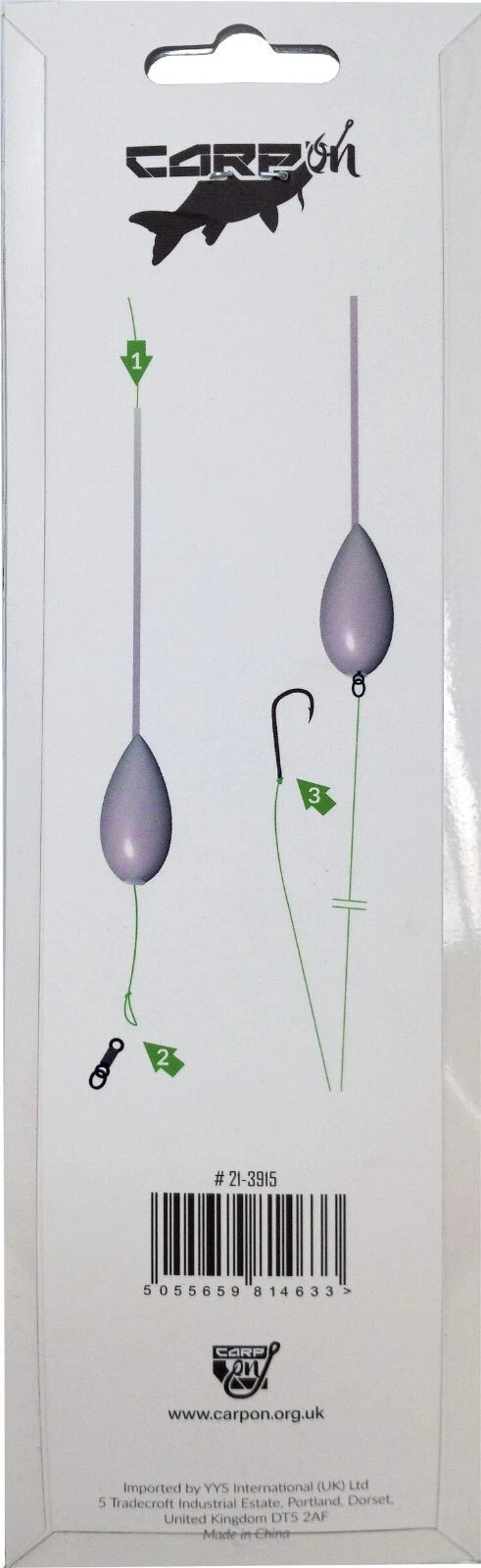 Fladen - Carp On Inline Carp Controller Surface Float