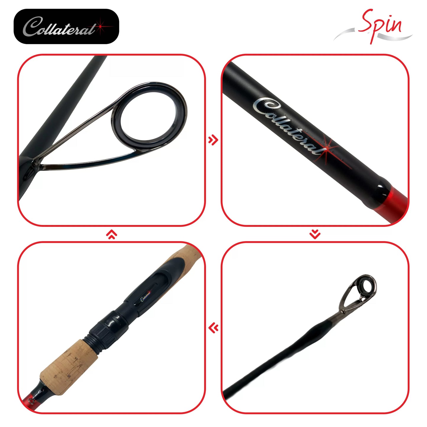 Fladen - Collateral 2pc 24T Carbon Mix Rod