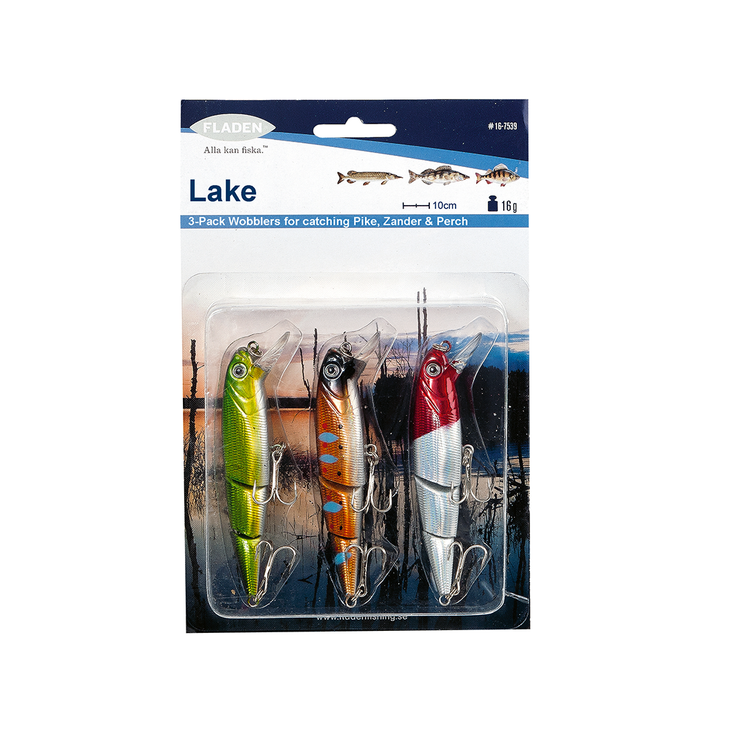 Fladen - Set 3 Lake 10cm 16g Jointed Plugbaits