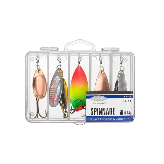 Fladen - Set of 5 Spinners 8-14g