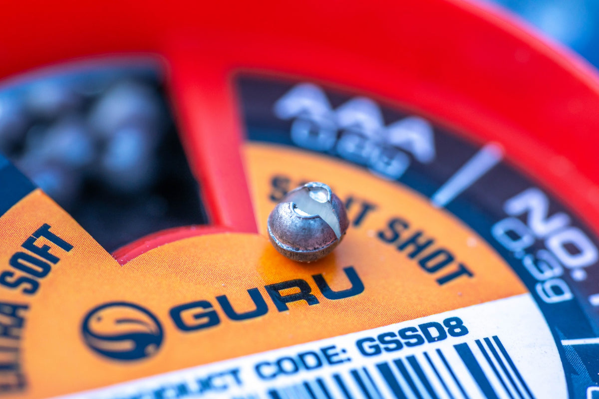 Guru 8 Compartment Non-Toxic Fishing Shot Box – Coarse & Float Fishing Split Shot Weights