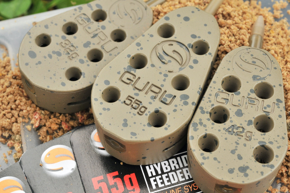 Guru Hybrid Inline Method Feeder – Carp & Coarse Fishing Feeder