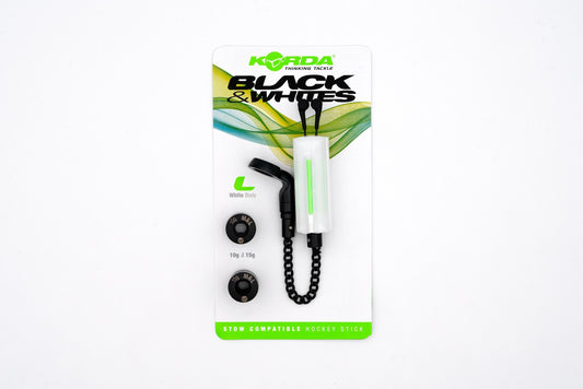 Korda - Black & White Bobbin White
