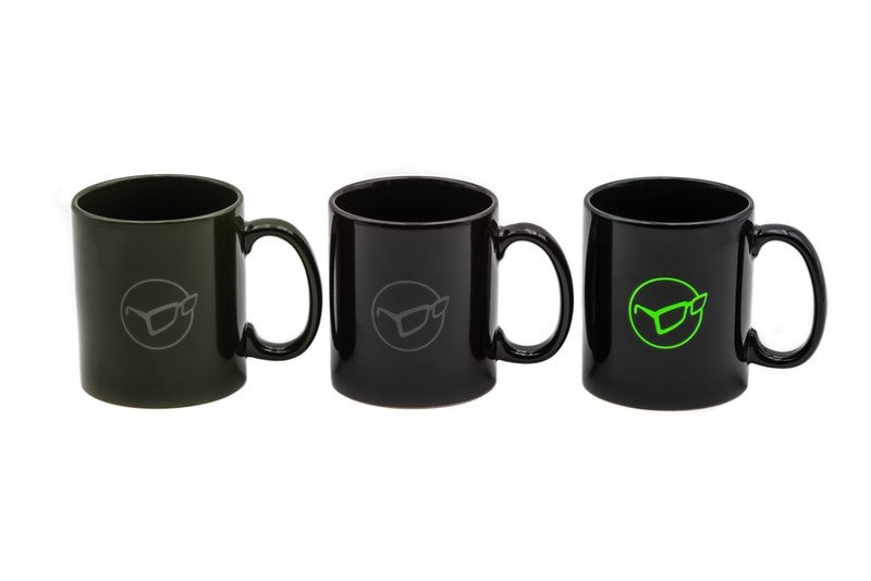 Korda - Glasses Logo Mug Burgundy