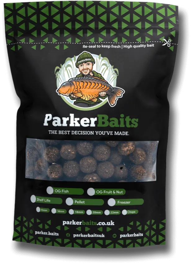 Parker Baits OG Fruit & Nut Boilies Shelflife