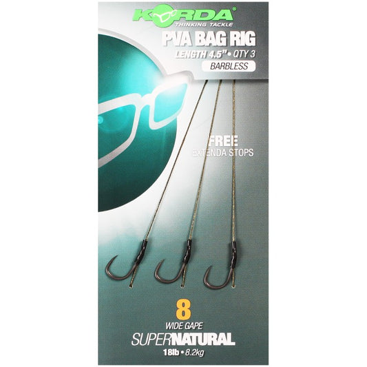 Korda - Solidz PVA Rig Wide Gape | Barbless