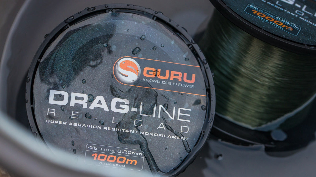 Tackle Guru Drag-Line Fishing Line – Strong, Abrasion-Resistant Mainline for Carp & Coarse Fishing  Copy title