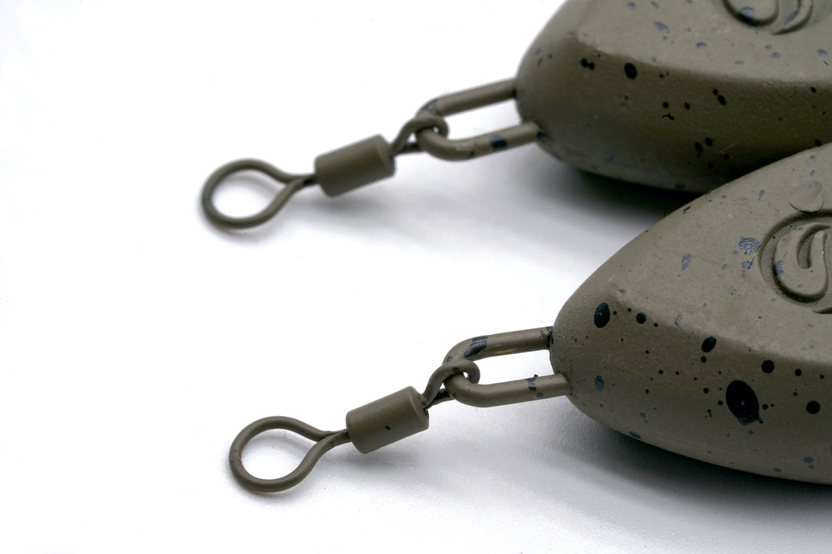 Tackle Guru Flat Pear Bomb Fishing Weights – Carp, Match & Coarse Fishing Leads  Copy title