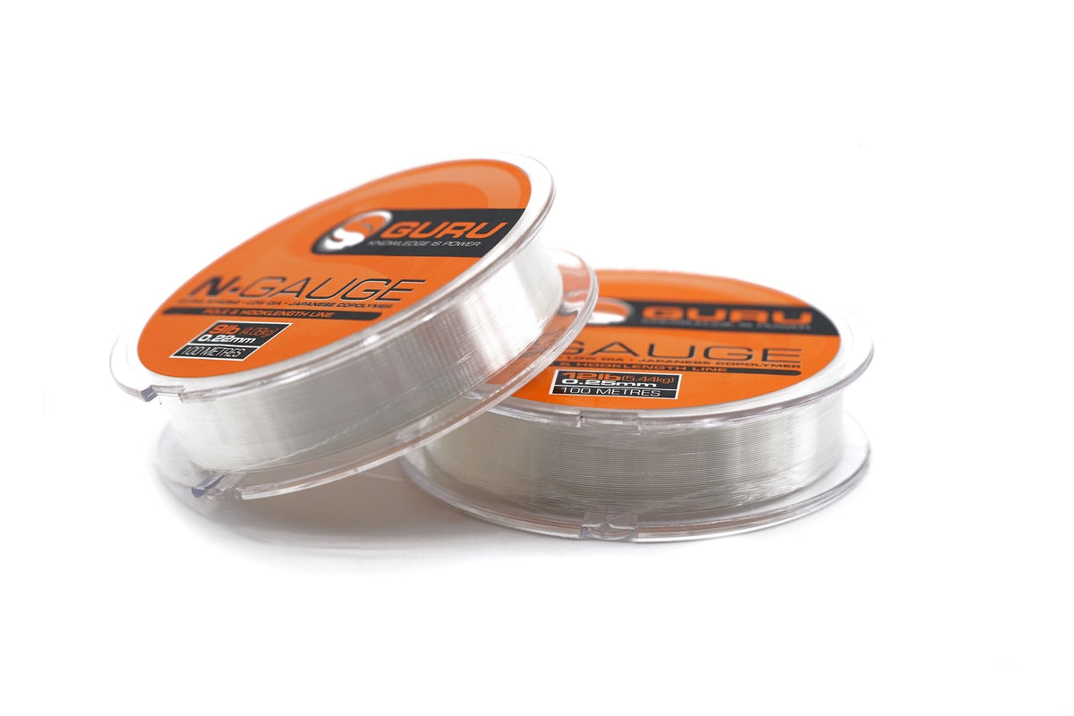 Tackle Guru N-Gauge Fishing Line – Strong, Reliable Monofilament Line for Match & Coarse Fishing  Copy title