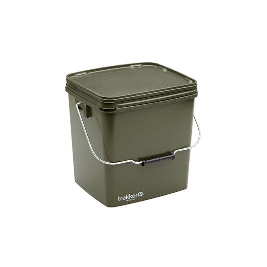 Trakker - 13 Ltr Olive Square Container with tray