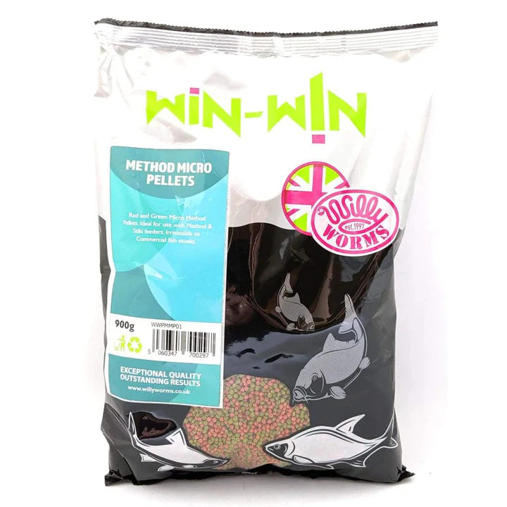 Willy Worms - Win Win Win Micro Method Pellets 900g